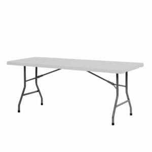 BORD, grå plast 200x90 cm