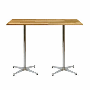 BAR TABLE, oak panel 150x60xH110 cm