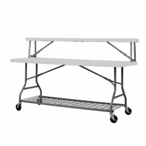 TABLE, bar/buffet with shelf 180x80 cm