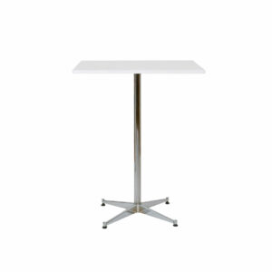 STAND, white laminate 70x70xH110 cm