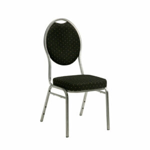 STOL, svart banquet stapelbar