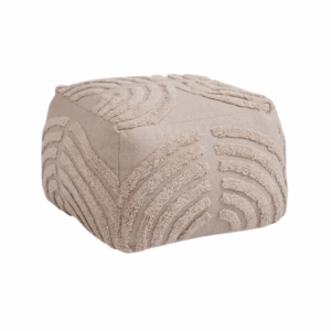 PUFF, Hylke, naturbeige, 60x60cm