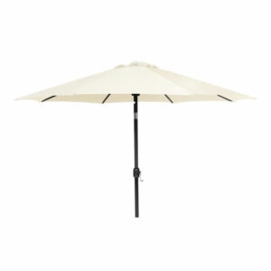 PARASOLL, beige Ø300 cm inkl 35 kg fot