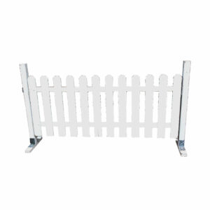 STAKET, vitt trä 200x90 cm