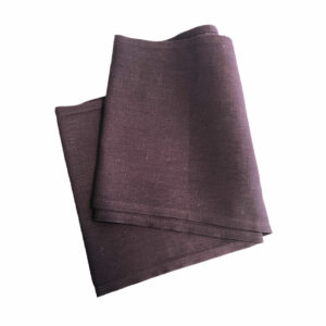 LÖPARE, plommon (rålinne) 30x230 cm