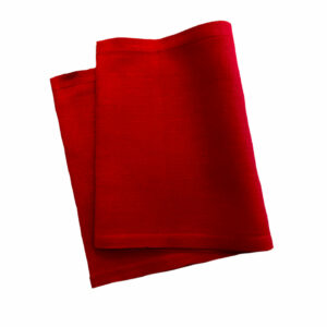 LÖPARE, röd (rålinne) 30×230 cm