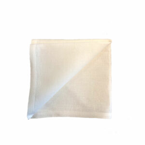 SERVETT, off white rålinne, 50x50 cm