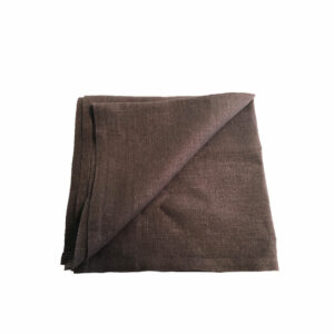 SERVETT, brun (rålinne) 50x50 cm