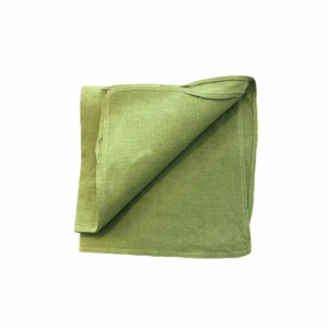 SERVETT, ljusgrön bomull, 50x50 cm