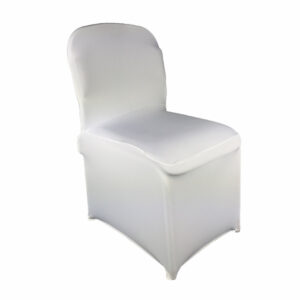 CHAIR COVER, white stretch standard