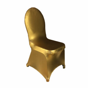 CHAIR COVER, gold stretch Class