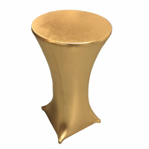 TABLE COVER, elastic gold Ø60 cm