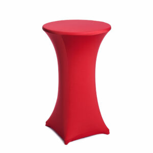 TABLE CLOTH, elastic red Ø60 cm