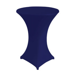 STÅBORDSDUK, elastisk mörkblå Ø60 cm