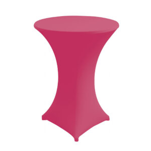 STÅBORDSDUK, elastisk rosa Ø60 cm