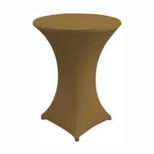 STÅBORDSDUK, elastisk nougat Ø60 cm