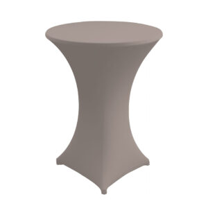 STÅBORDSDUK, elastisk duvgrå Ø60 cm