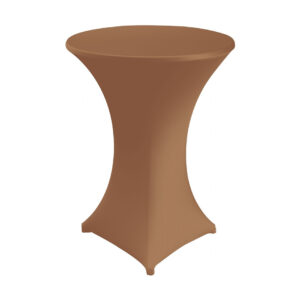 STÅBORDSDUK, elastisk choklad Ø60 cm