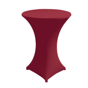 STÅBORDSDUK, elastisk vinröd Ø60 cm