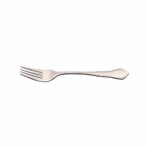 FORK, Chippendale silver 18,5 cm
