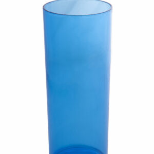 VAS, BLÅ PLEXI, ØxH,11x29cm