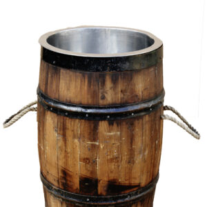 TUNNA, Ek med rostfri insats Ø48 H76 cm