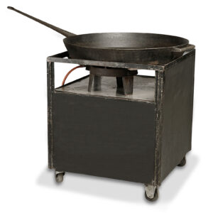 JÄTTESTEKPANNA, på vagn 80 cm (exkl gasol)