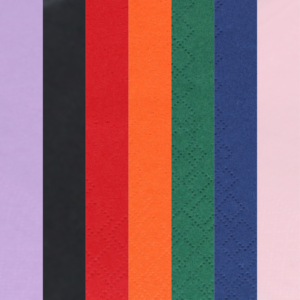 PAPPERSSERVETT 3-lag färg, 40x40cm, 50st