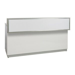 BARDISK, Exklusiv vit, inkl montage, 200x83xH115 cm